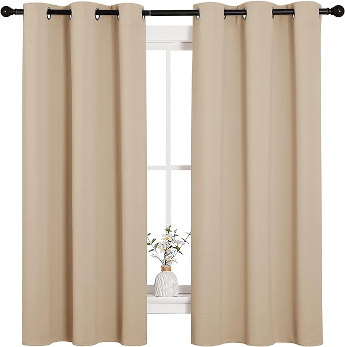 NICETOWN Thermal Insulated Grommet Room Darkening Curtains/Draperies/Panels by NICETOWN