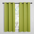 NICETOWN Fresh Green Blackout Curtains 68 inches Length by NICETOWN