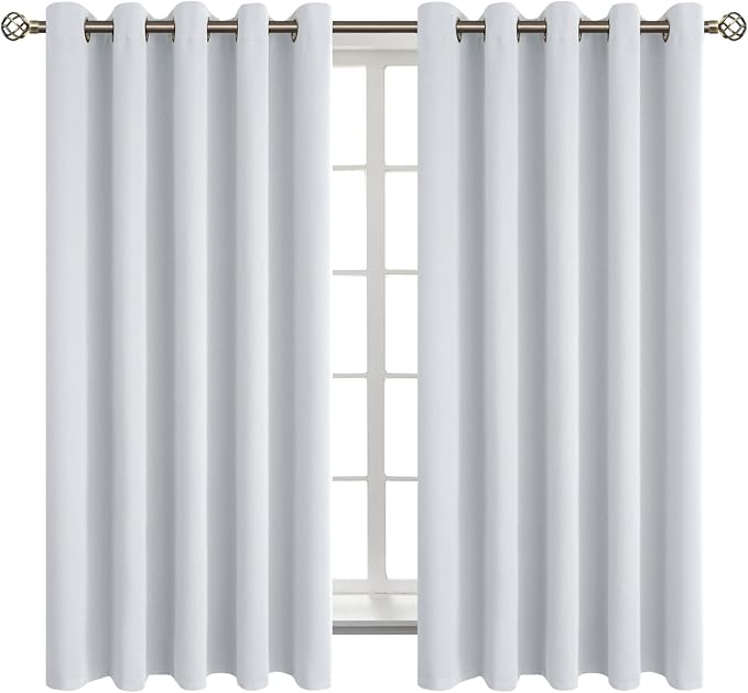BGment Room Darkening Curtains 63 Inches Long by BGment
