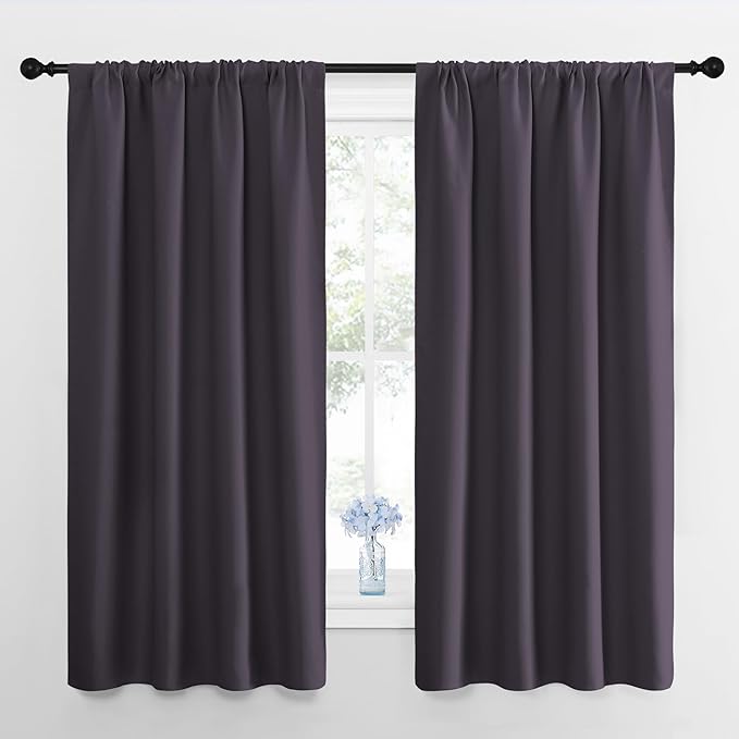 NICETOWN Kitchen Curtains, Short Blackout Drapes, Thermal Insulated Blackout by NICETOWN