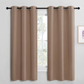 NICETOWN Short Window Treatment Thermal Insulated Solid Grommet Blackout by NICETOWN