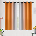 SimpleHome Ombre Room Darkening Curtains 45 inches Length by SimpleHome