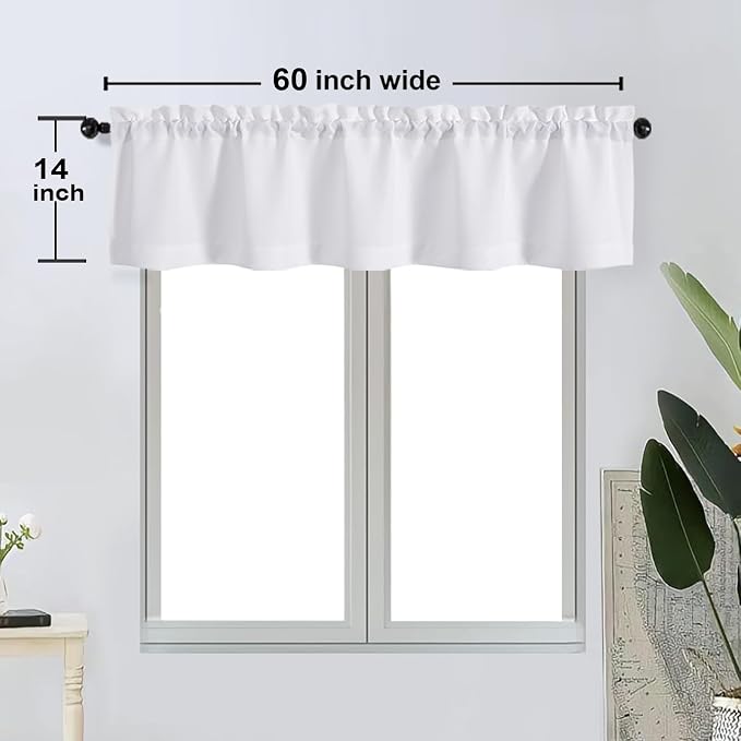 OWENIE Bob 1 PCS White Valances - Image 6