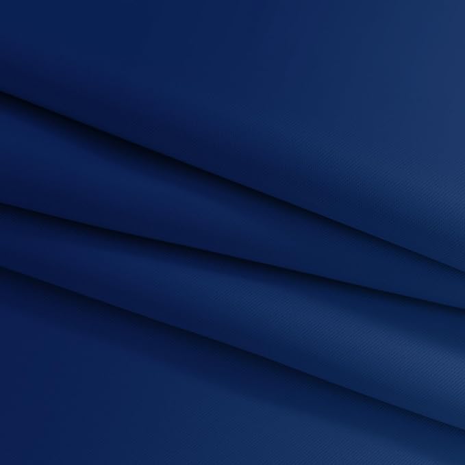 Yakamok Greyish White and Royal Blue Ombre Curtains, Light Blocking Curtains - Image 7