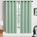 Yakamok Light Sage Green Blackout Curtains 63 Inches Length by Yakamok