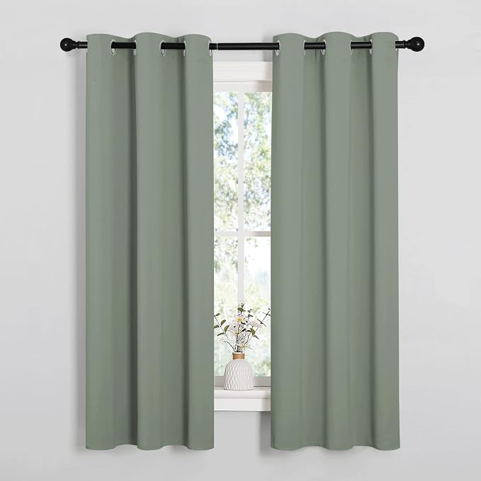 NICETOWN Bedroom Curtain Panels Blackout Draperies, Thermal Insulated Solid by NICETOWN