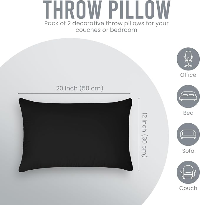 Utopia Bedding 12x20 Pillow Inserts, Sofa & Couch – Soft, Supportive & Fluffy - Image 5