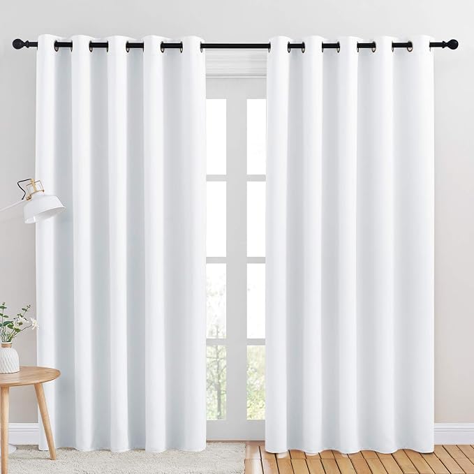 NICETOWN 50% Light Blocking Curtain Panels by NICETOWN