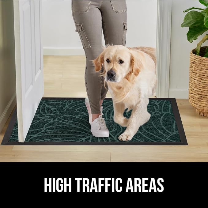 GORILLA GRIP 100% Waterproof All-Season WeatherMAX Doormat, US Designed Natural - Image 7