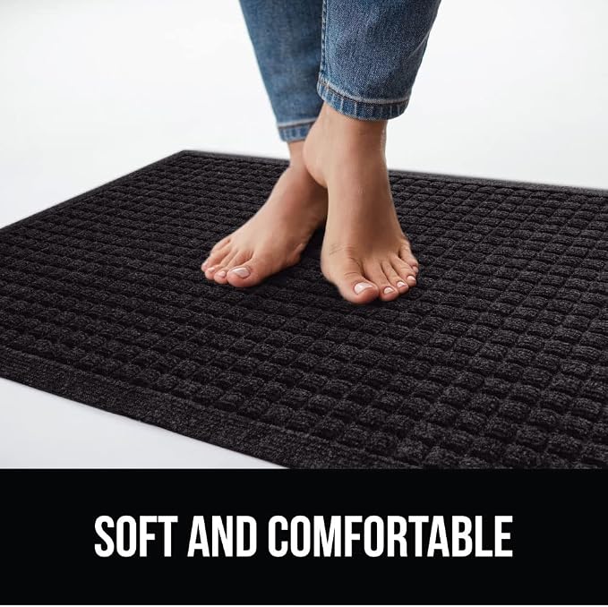 GORILLA GRIP® Ultra Absorbent Front Door Mat Outside Entrance 72x24, Traps Dirt - Image 7