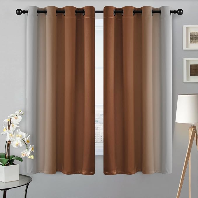 SimpleHome Ombre Room Darkening Curtains - Image 2