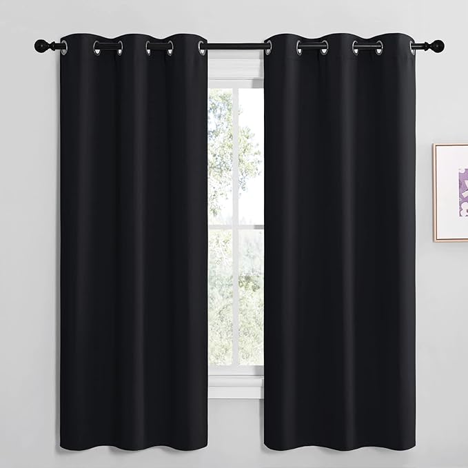 NICETOWN Bathroom Blackout Thermal Curtains and Drapes by NICETOWN