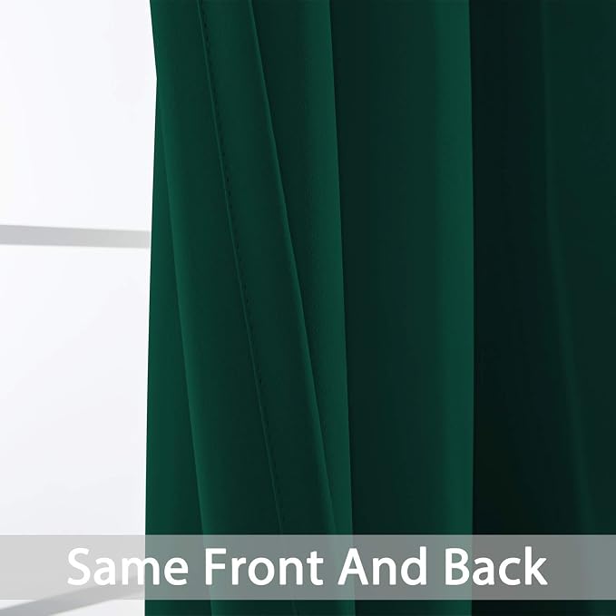 Yakamok Light Blocking Blackout Curtains， Thermal Insulated Room Darkening - Image 6