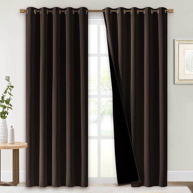 NICETOWN High-End Thermal Curtains, Full Blackout Curtains 84 inches Long - Image 2