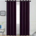 Yakamok Room Darkening Curtains 52x96 inch Length Dark Purple-Living Room | 2 by Yakamok
