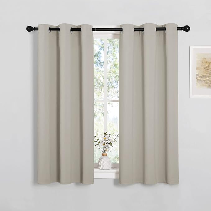 NICETOWN Room Darkening Short Curtain Panels by NICETOWN