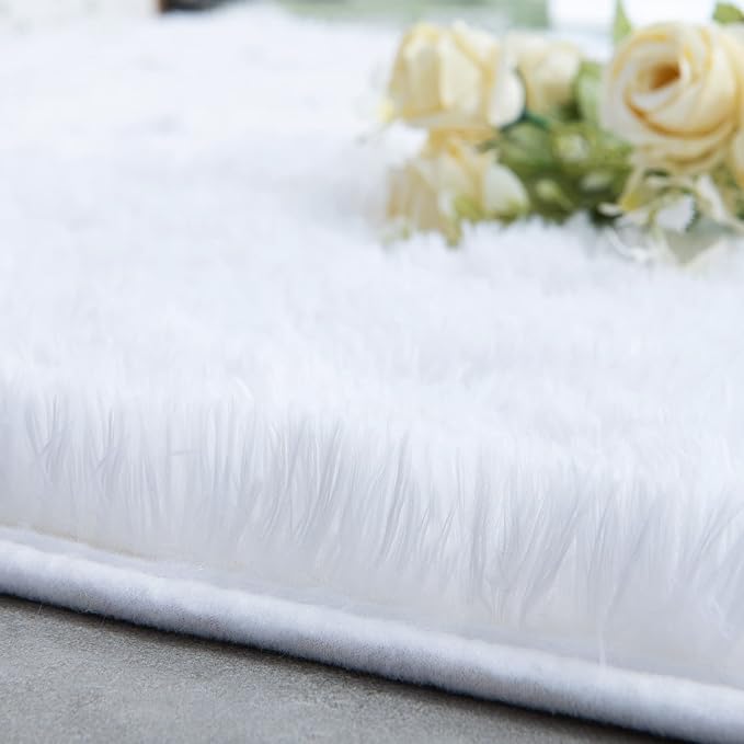 TWINNIS Super Soft Shaggy Rugs Fluffy Carpets 9x12 Feet, Indoor Modern Plush - Image 6