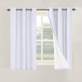 H.VERSAILTEX Primitive Linen Curtains 100% Blackout Curtain Drapes Burlap by HVERSAILTEX