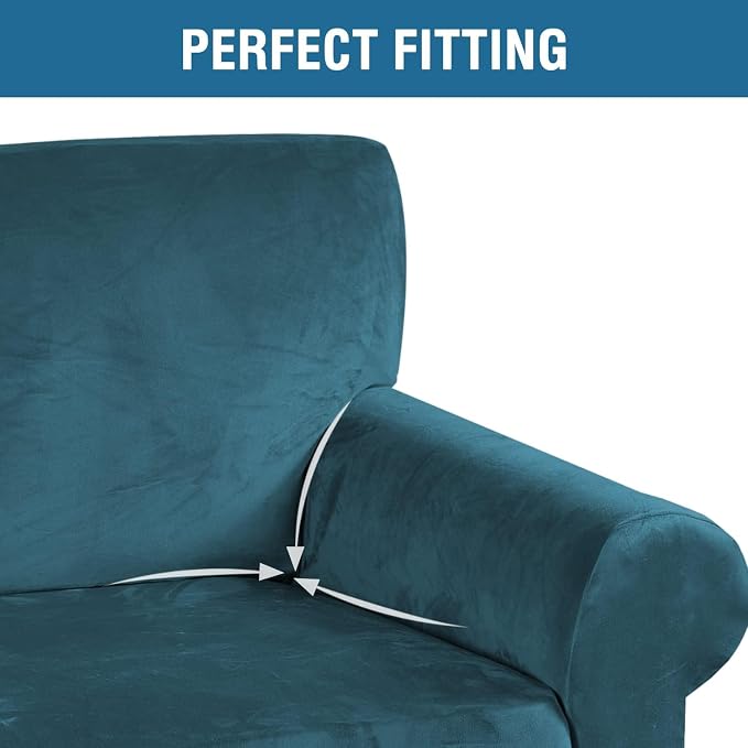 H.VERSAILTEX Stretch Velvet Sofa Covers - Image 4
