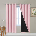 Yakamok 100% Blackout Lined Panels, Thermal Insulated Blackout Curtains by Yakamok