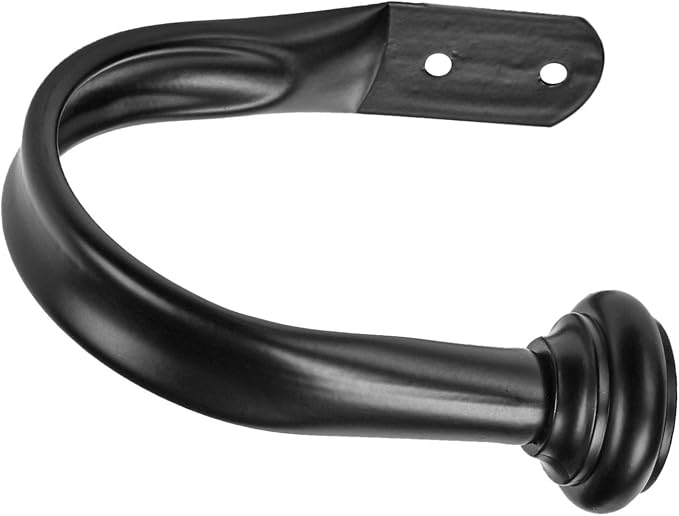 Amazon Basics Decorative Curtain Tiebacks, Sturdy and Easy to Install Holdbacks - Image 2