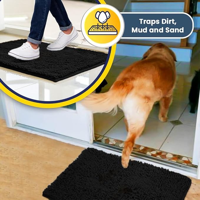 Muddy Mat® | Super Absorbent Door Mat Indoor, Microfiber Quick Dry Chenille - Image 3