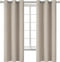 BGment Camel Room Darkening Curtains 63 Inches Long by BGment