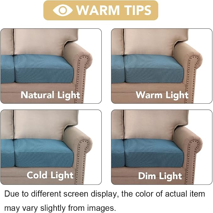 H.VERSAILTEX Super Stretch Individual Seat Cushion Covers - Image 7