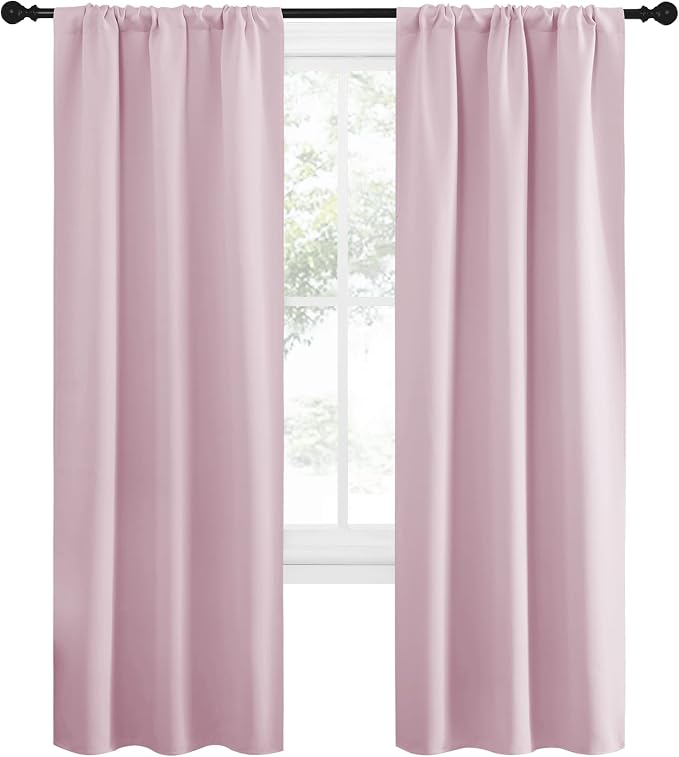 NICETOWN Blackout Curtains for Living Curtains, Room Darkening Draperies Window - Image 2