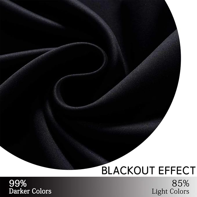 Yakamok Room Darkening Grommet Window Drapes Thermal Insulated Light Blocking - Image 6