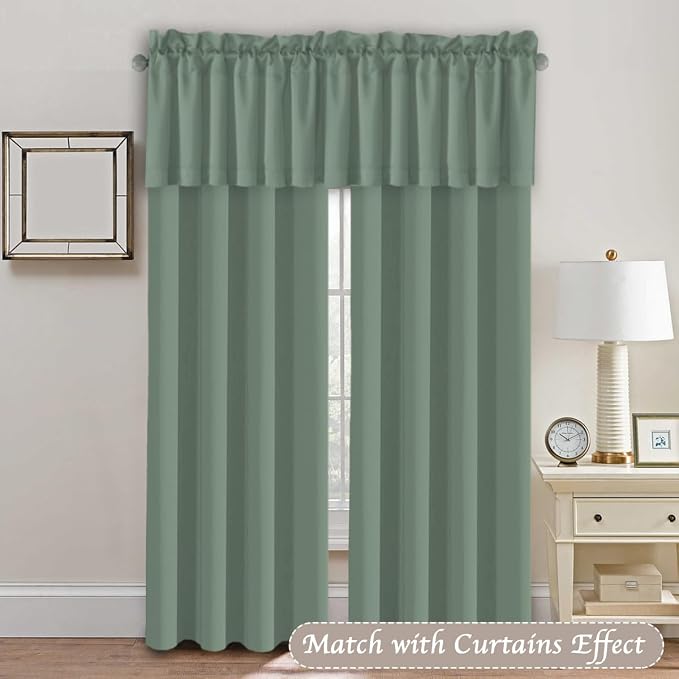 H.VERSAILTEX 4 Panels Blackout Valances - Image 3