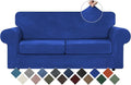 WEERRW Velvet Couch Covers for 2 Cushion Couch Sofa by WEERRW