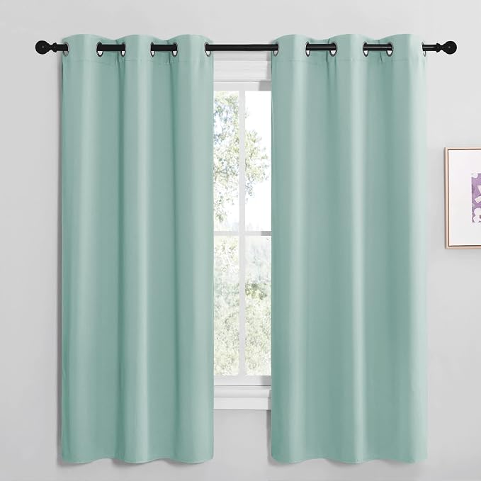 NICETOWN Aqua Blue Room Darkening Curtains by NICETOWN