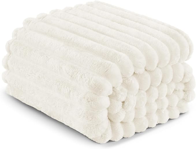 Exclusivo Mezcla Striped Twin Size Fleece Blanket - Image 8