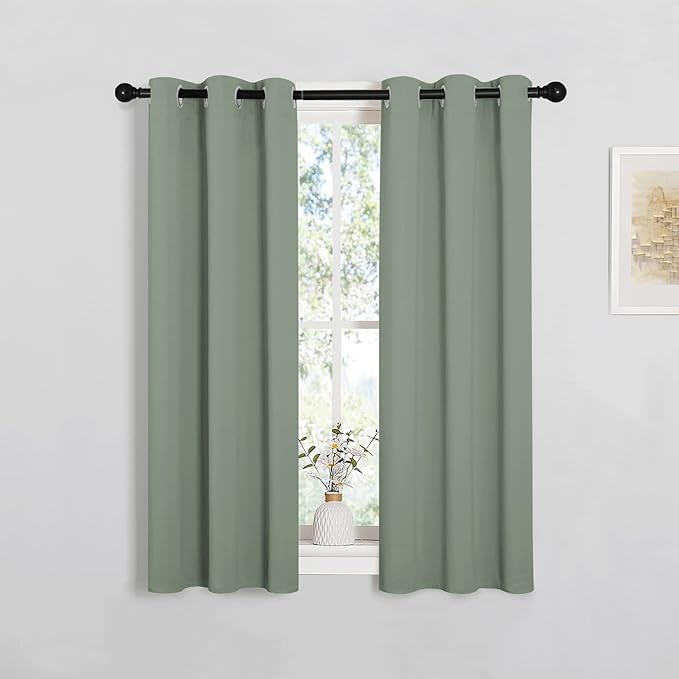 NICETOWN Bedroom Curtain Panels Blackout Draperies, Thermal Insulated Solid by NICETOWN