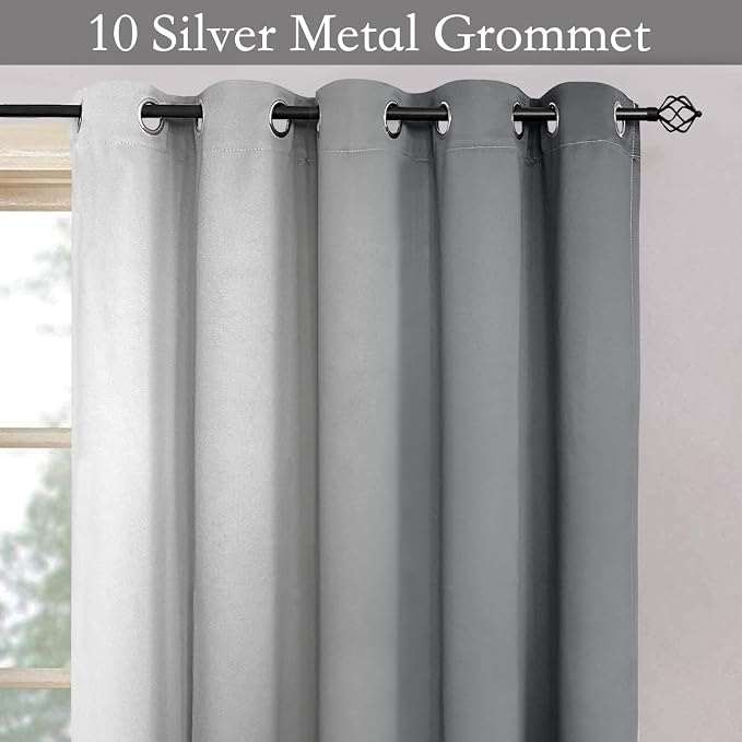 SimpleHome Ombre Room Darkening Curtains - Image 4