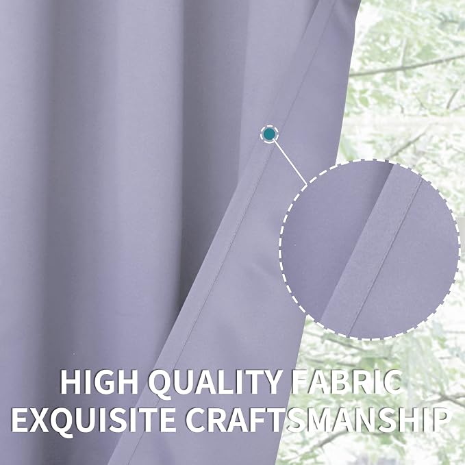 BGment Room Darkening Curtains 72 Inches Long - Image 7