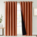 NICETOWN 100% Blackout Window Curtain Panels, Cold and Full Light Blocking by NICETOWN