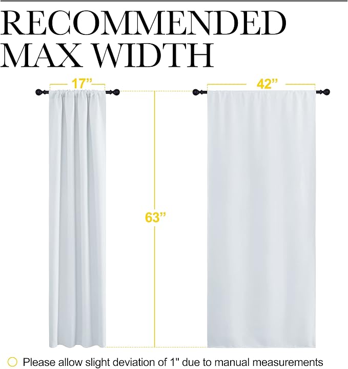 NICETOWN Bedroom Curtain Panels - Image 8