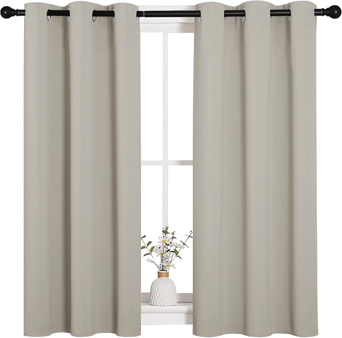NICETOWN Room Darkening Short Curtain Panels - Image 2