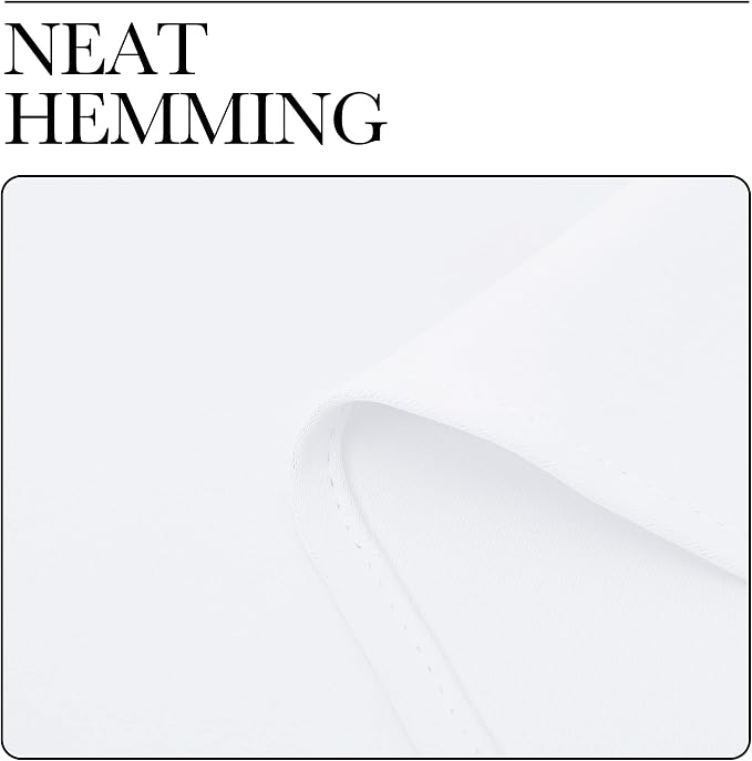 NICETOWN Long White Curtains for Patio - Image 5