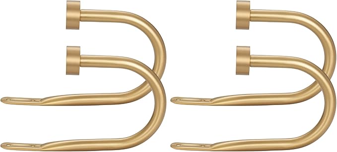 Premium Curtain Holdback, Quality Metal Decorative Curtain Holdbacks by Mayrhyme