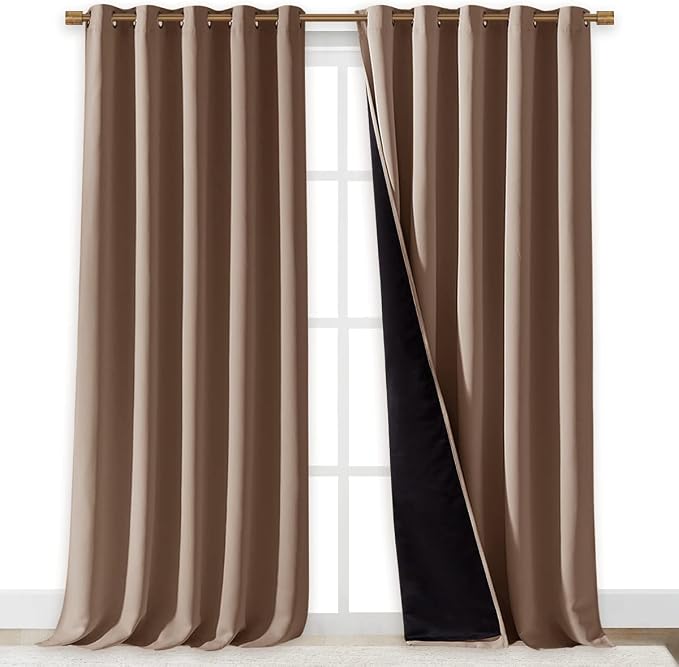 NICETOWN Warm Curtains for Winter, Complete Blackout Shades for Large Window - Image 2