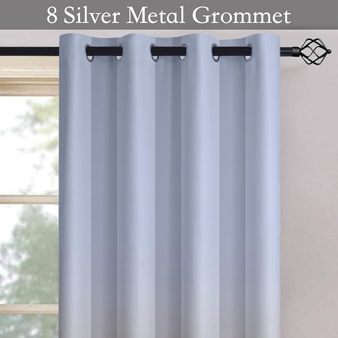 SimpleHome Ombre Room Darkening Curtains - Image 2