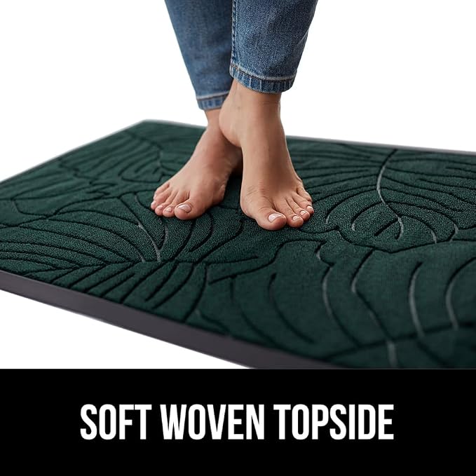 GORILLA GRIP 100% Waterproof All-Season WeatherMAX Doormat, US Designed Natural - Image 8