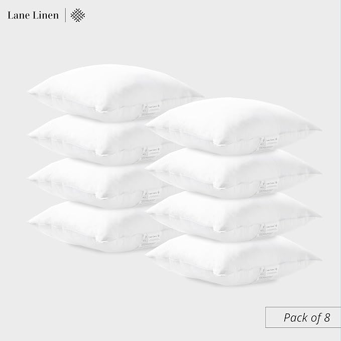 LANE LINEN Throw Pillow Inserts 18" x 18" - Image 2