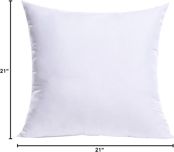 MIULEE Throw Pillow Insert Premium Pillow Stuffer Sham Square Form - Image 9
