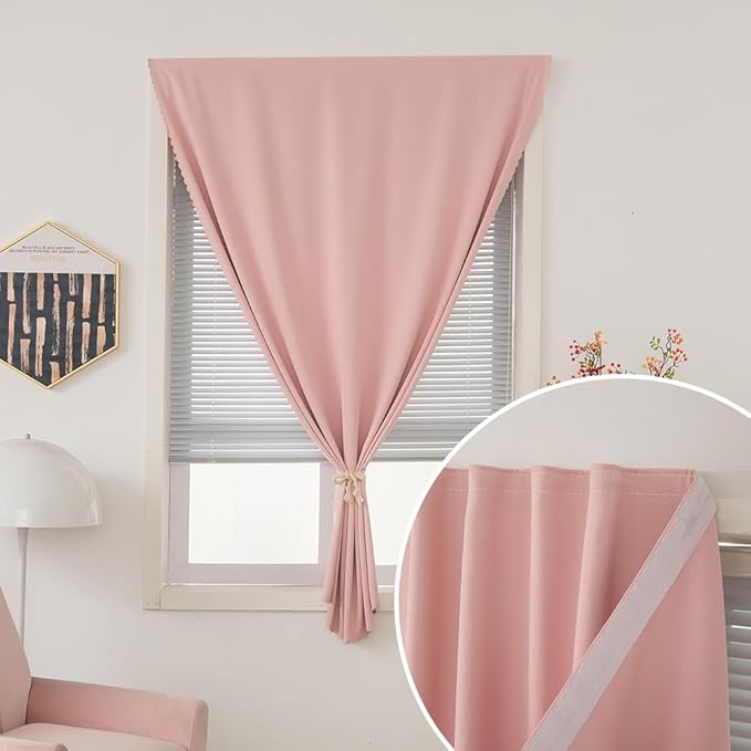 Self Adhesive Blackout Curtains- Stick on Curtains Shades Window Blinds - Image 5