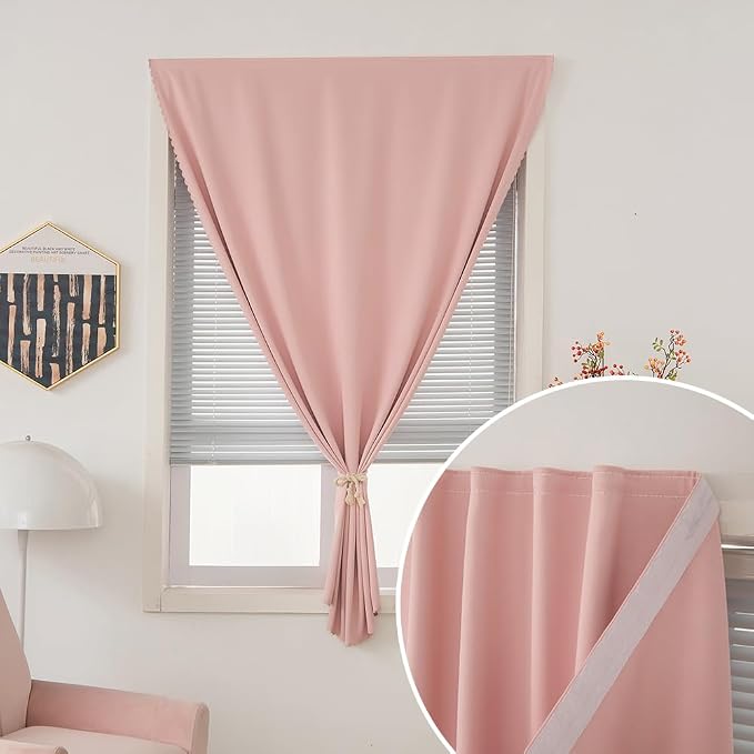 Self Adhesive Blackout Curtains- Stick on Curtains Shades Window Blinds - Image 5