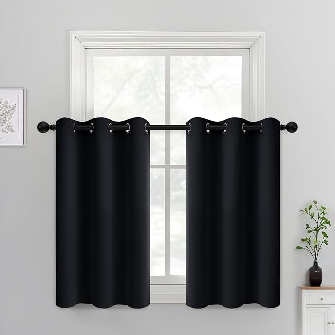 Yakamok Room Darkening Grommet Window Drapes Thermal Insulated Light Blocking by Yakamok